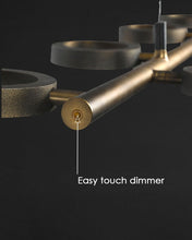 Afbeelding in Gallery-weergave laden, Frezoli Apriro 8 lichts hanglamp met touch dimmer
