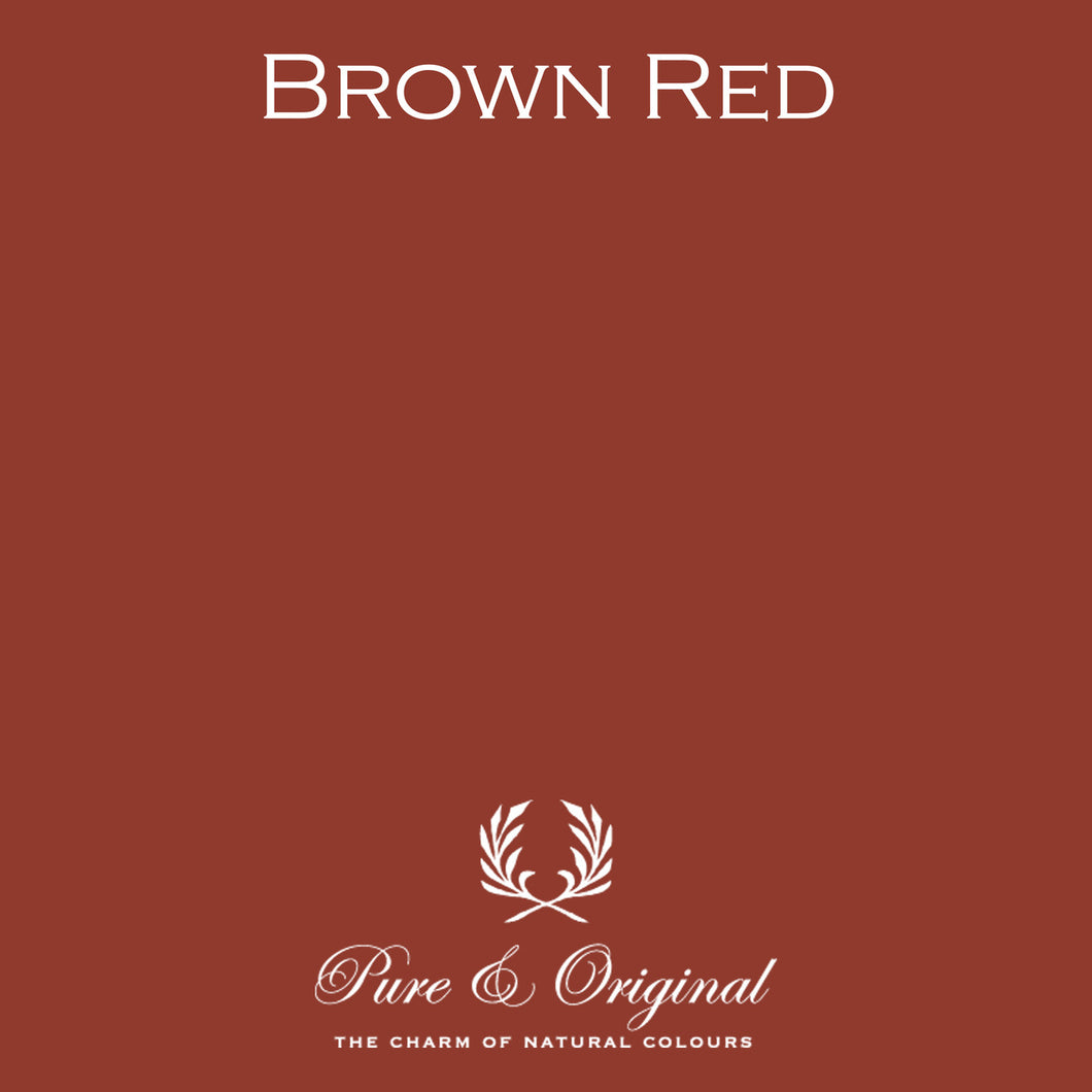 Pure & Original Wallprim Brown Red (grondverf High Gloss Brown Red)